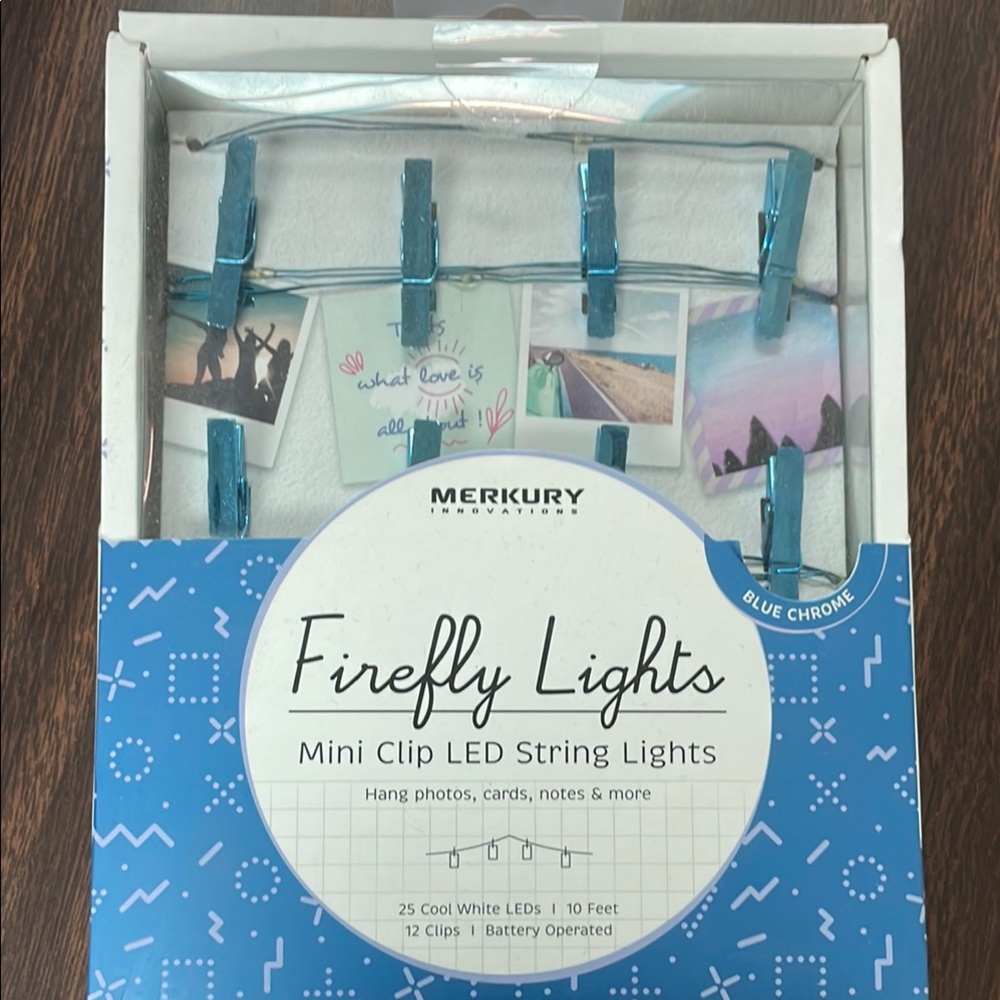 Blue Chrome Firefly Lights